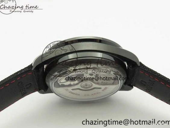 0112 Speedmaster “Dark Side of The Moon” Real Ceramic OMF 1:1 Best Edition Black Black on Nylon Strap A WeatherProof 7976